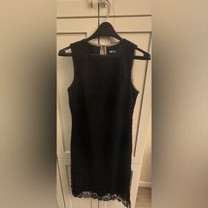 Karl Lagerfeld black lace sleeveless